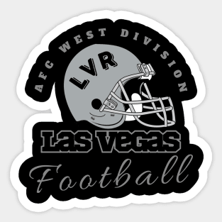 Las Vegas Football Vintage Style Sticker